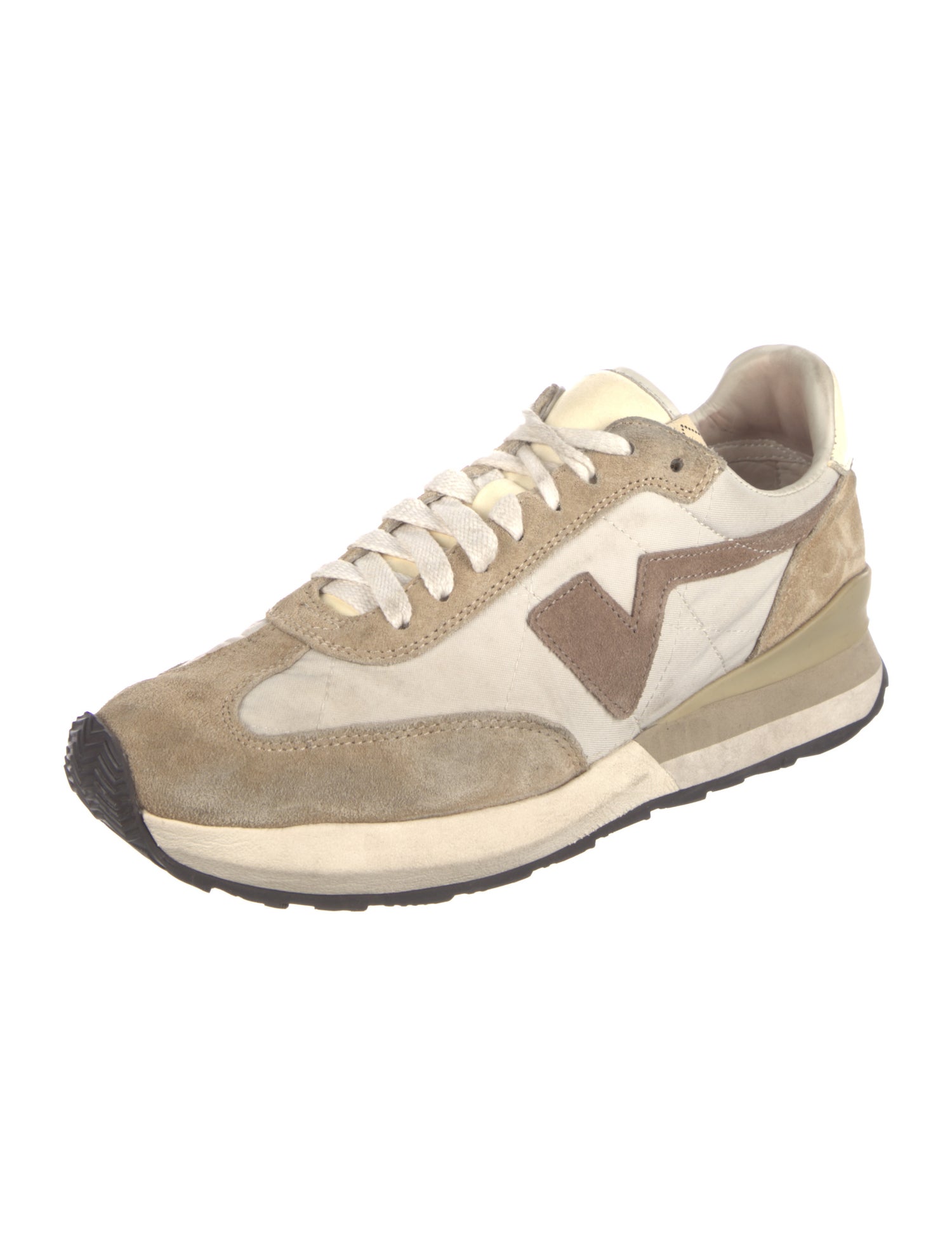 Visvim Suede Printed Athletic Sneakers