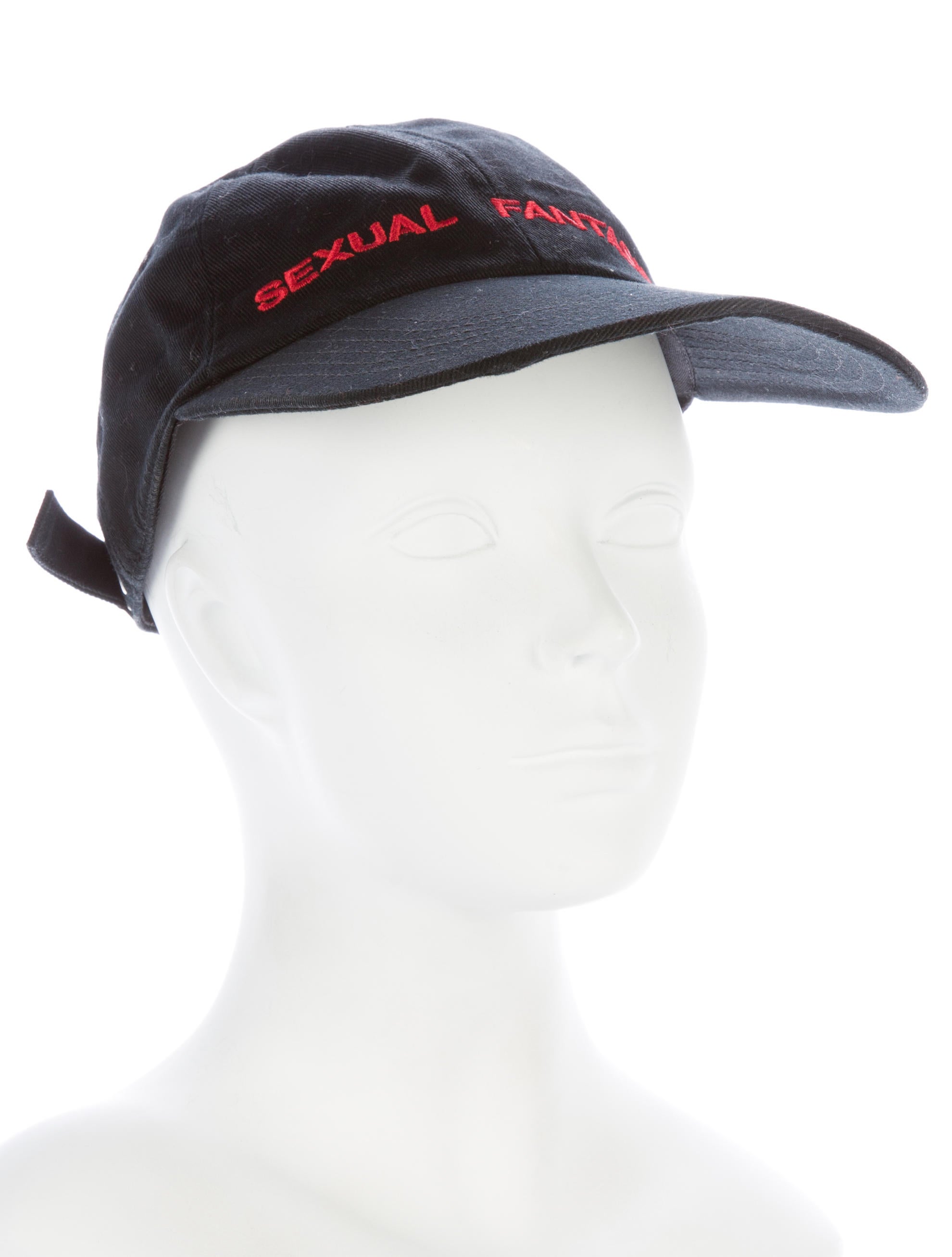 Vetements Sexual Fantasies Cap - Black Hats, Accessories