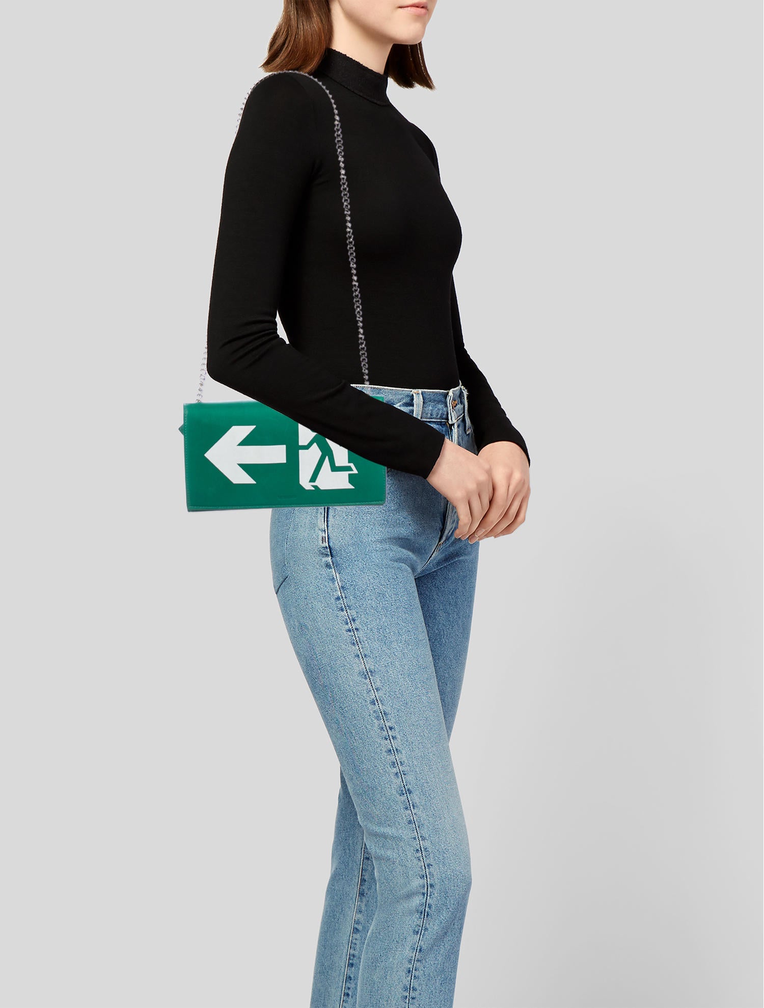 Vetements Exit Sign Wallet on Chain