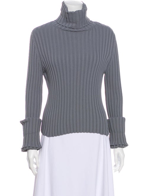 Vetements Long Sleeve Turtleneck Blue