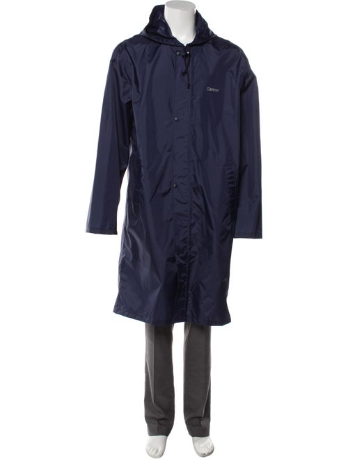 Vetements Cancer Print Raincoat white