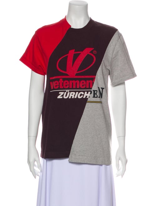 Vetements 2018 Cutup T-Shirt Red