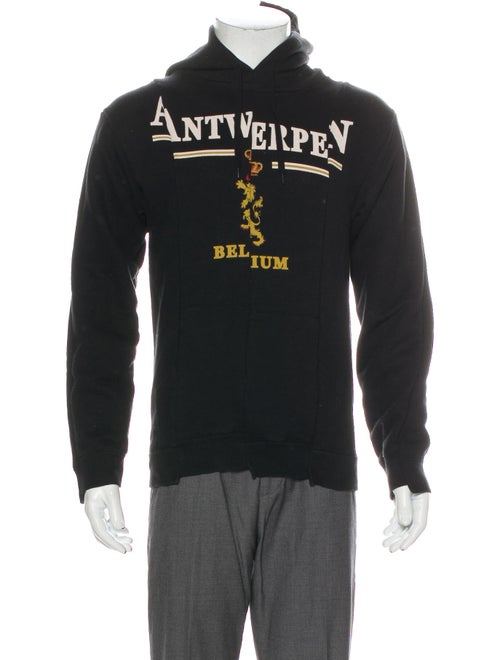 Vetements 2018 'Antwerp' Split Hoodie Black