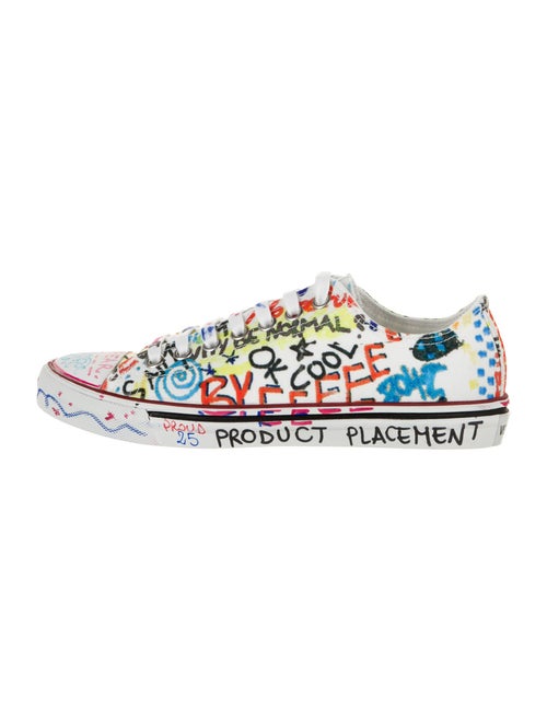 Vetements Printed Sneakers White