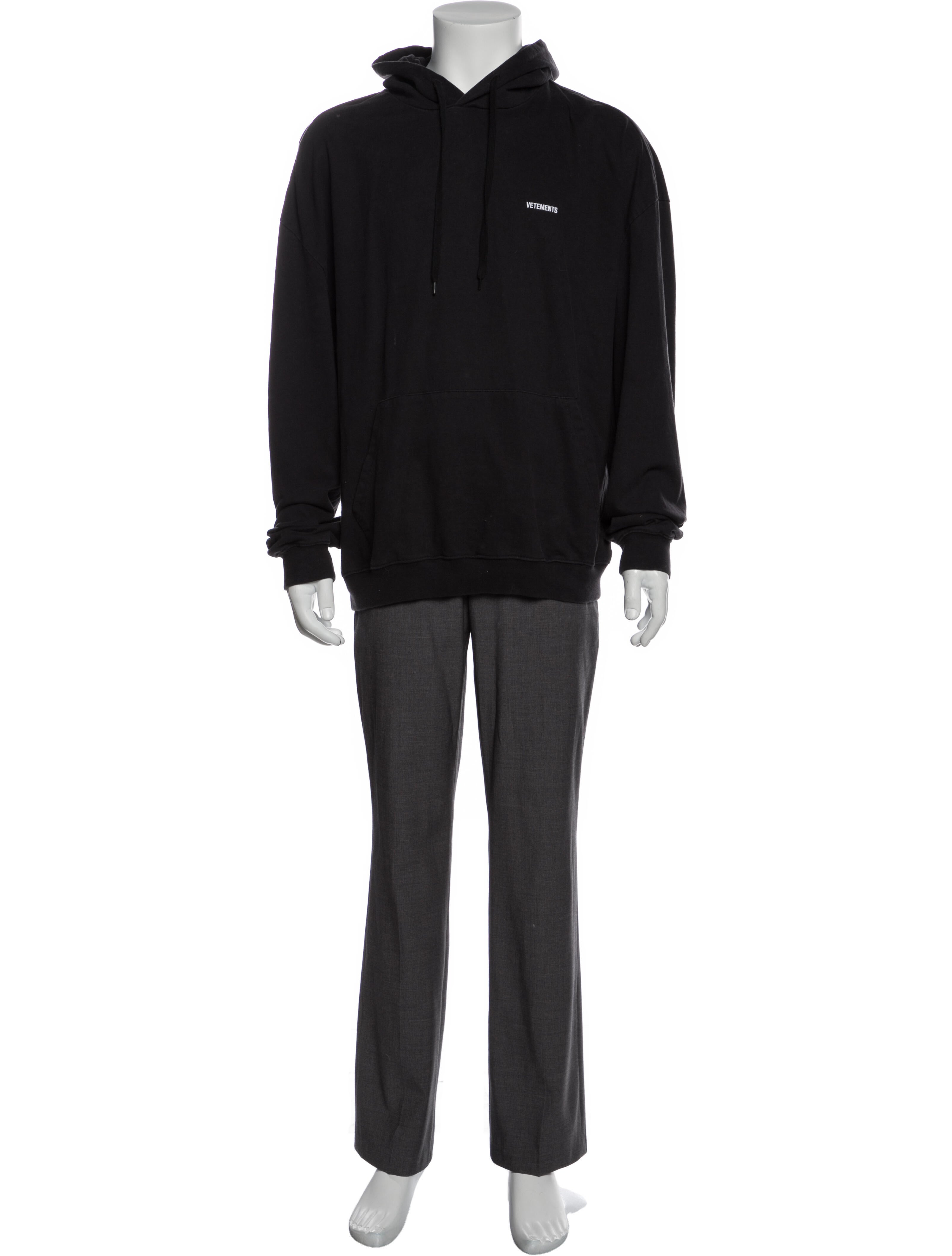 Vetements 2018 Embroidered Logo Hoodie