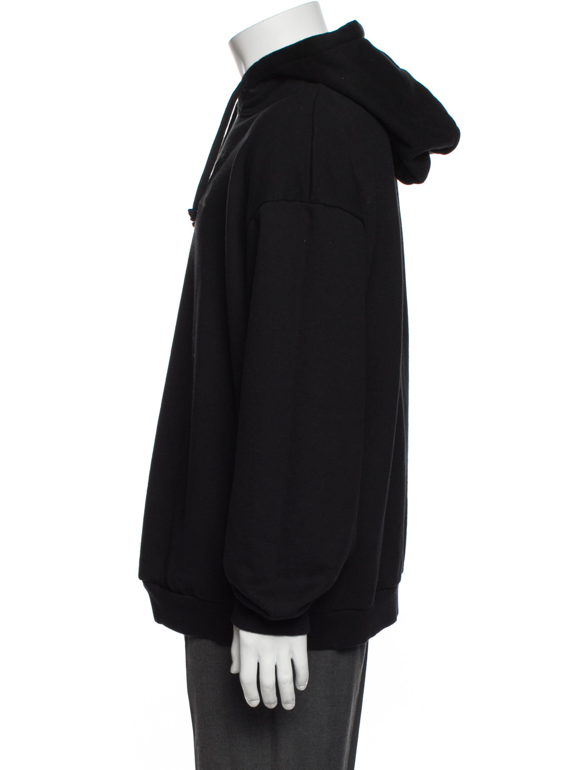 トップス VETEMENTS Fuck reversible hoodie Vetements 2019 Fuck Reversible Hoodie - Black Sweatshirts