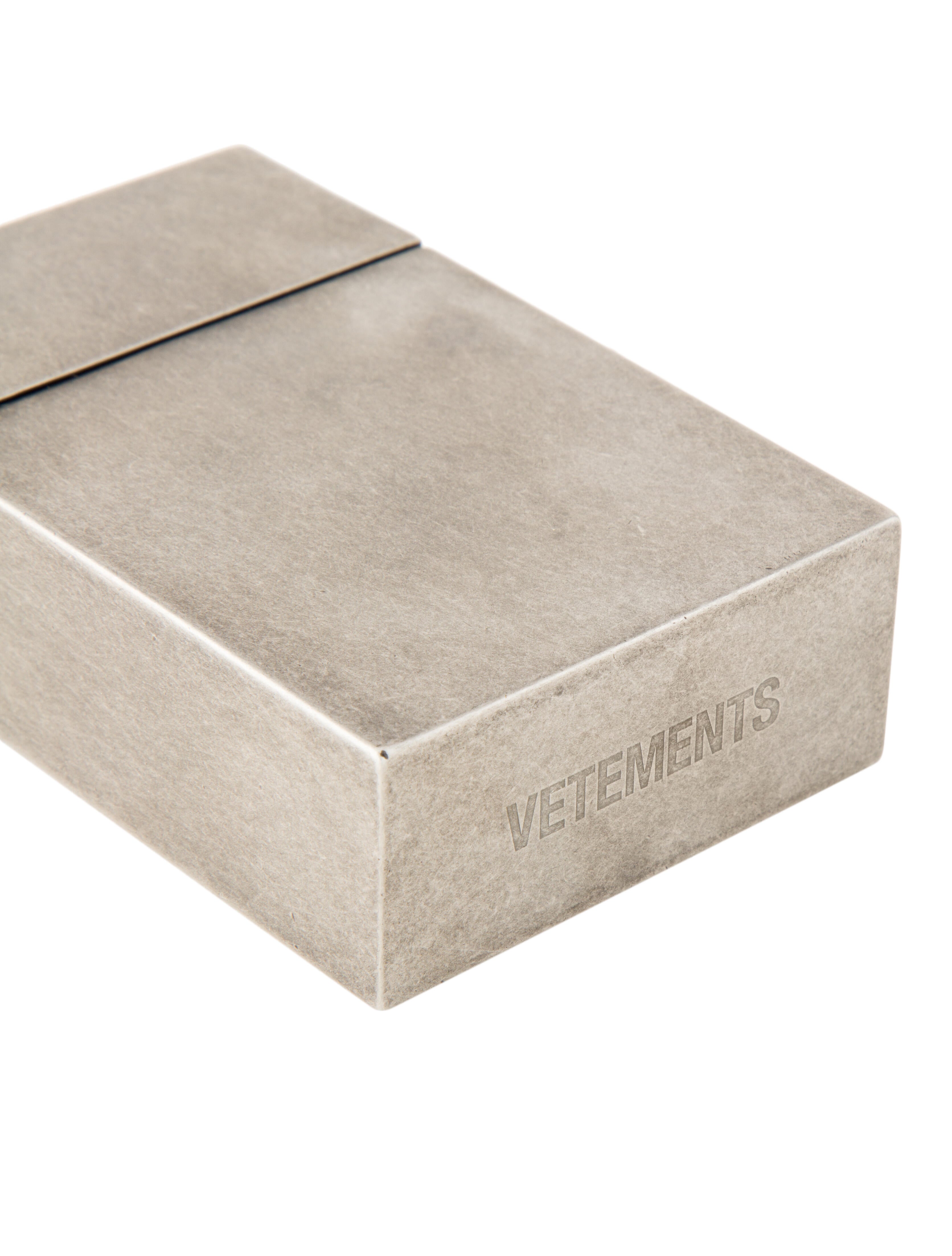 hill shenstone cigarette case Hill Shenstone Mid-Century Silver Chrome Cigarette Case with Lighter Malta