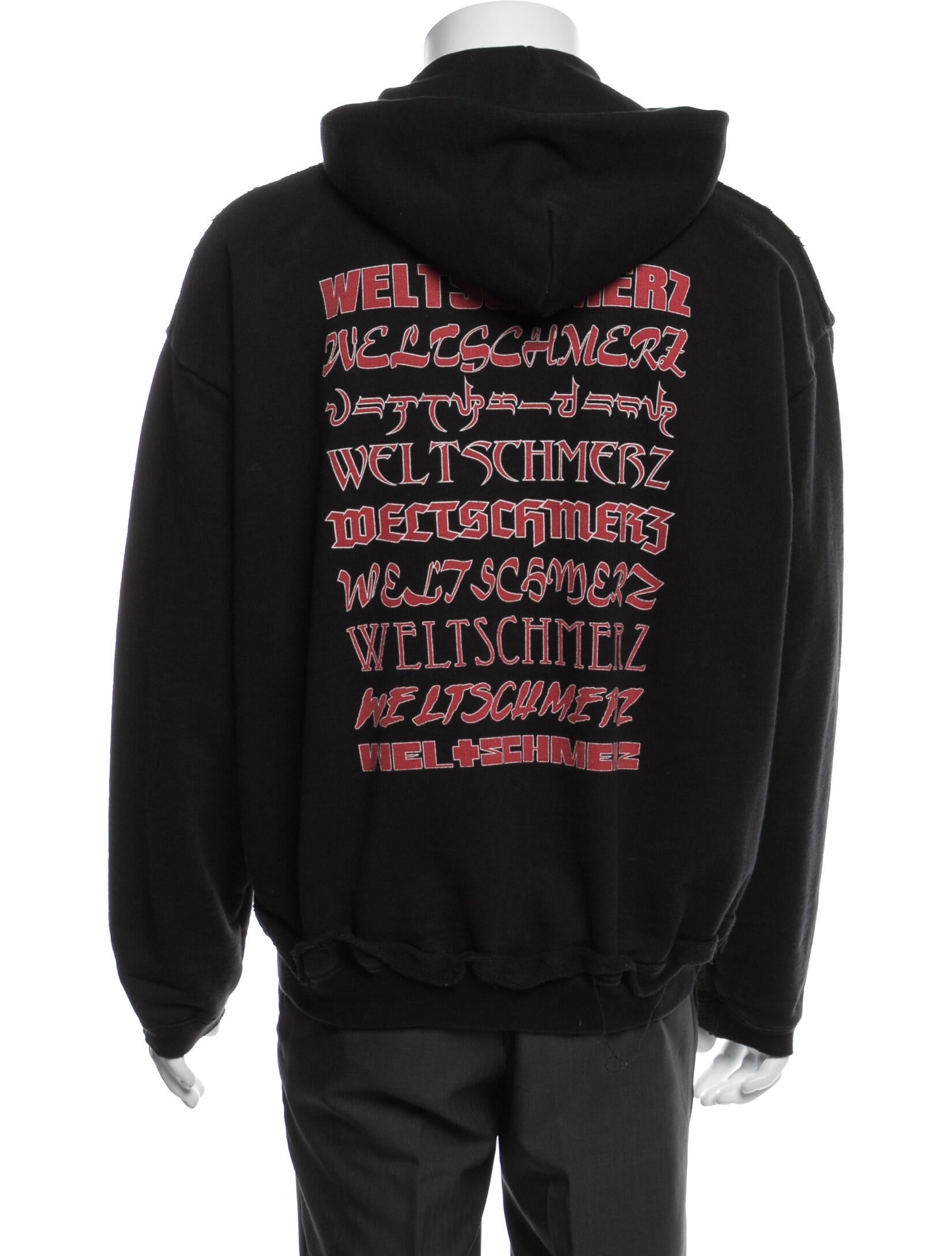 Vetements 2018 Zurich Hoodie - Black Sweatshirts & Hoodies