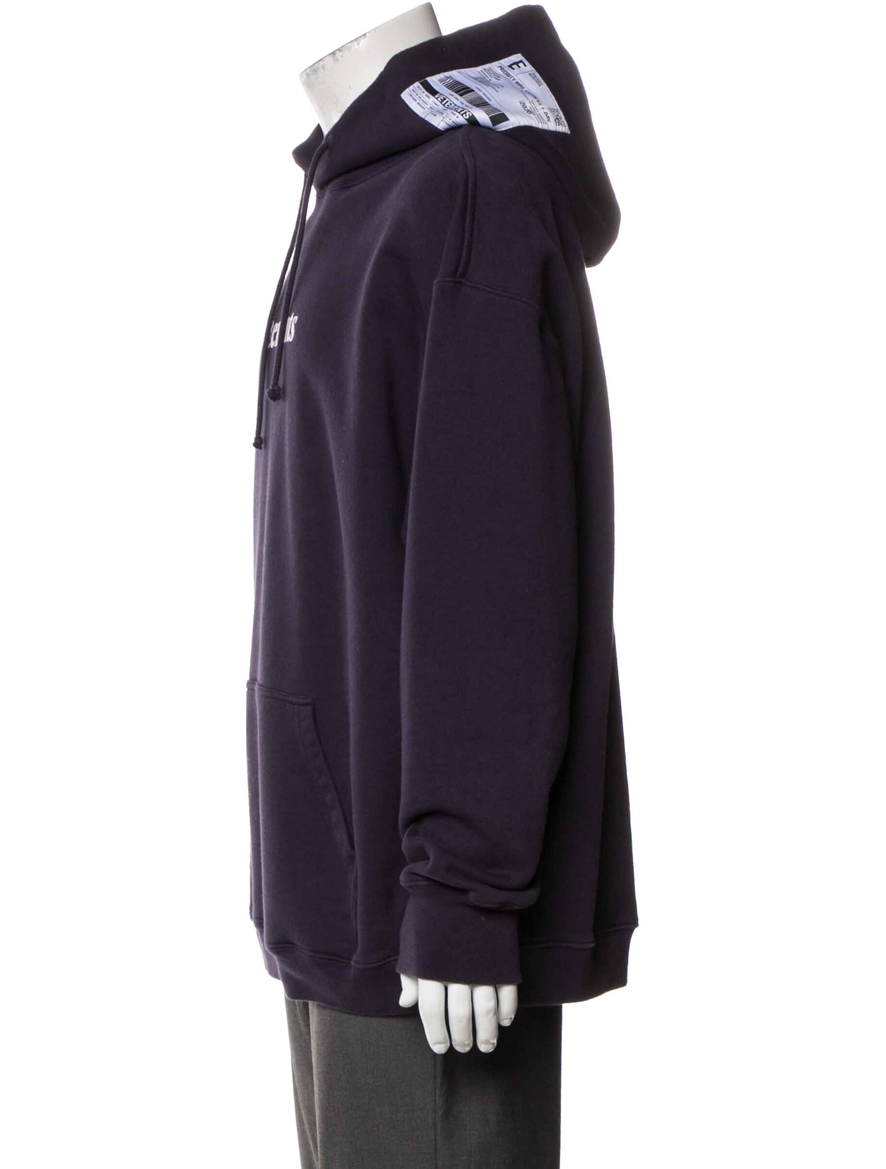 Vetements 2020 Shipping Label Hoodie