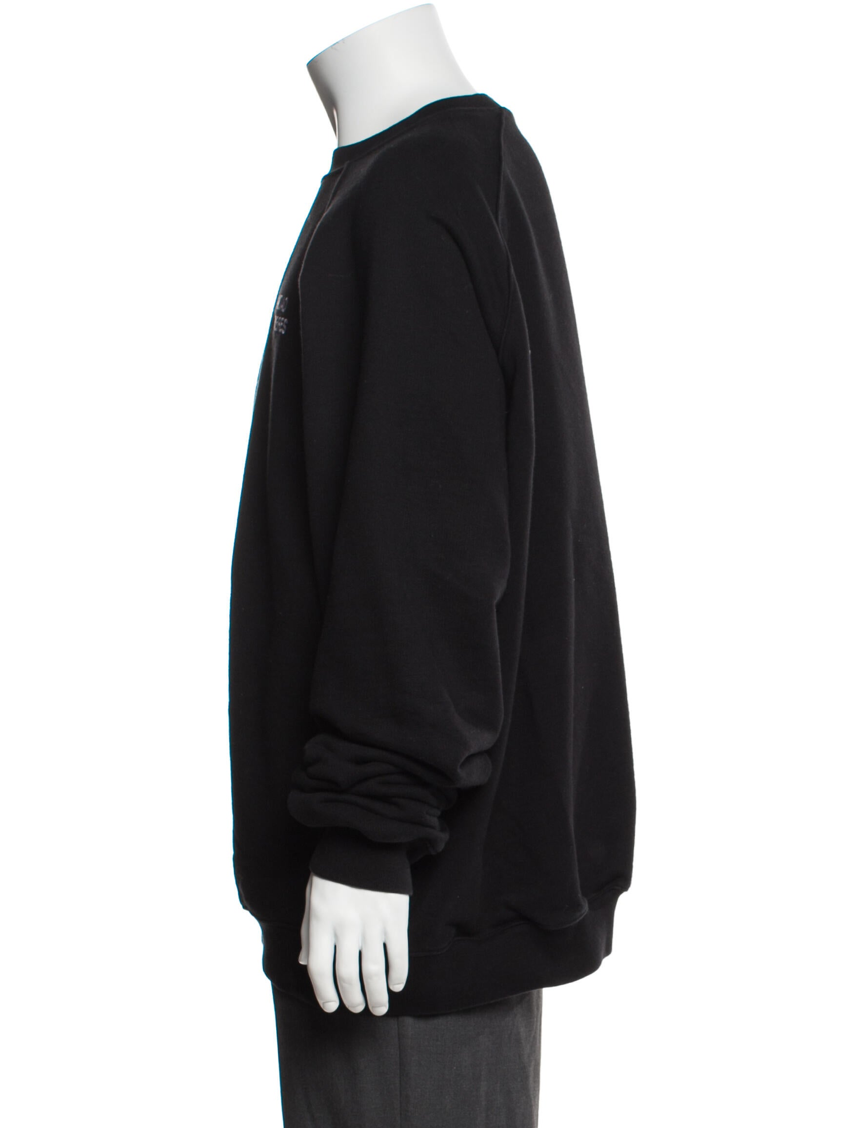 Vetements 2017 Unidad Hombres Sweatshirt - Black Sweatshirts