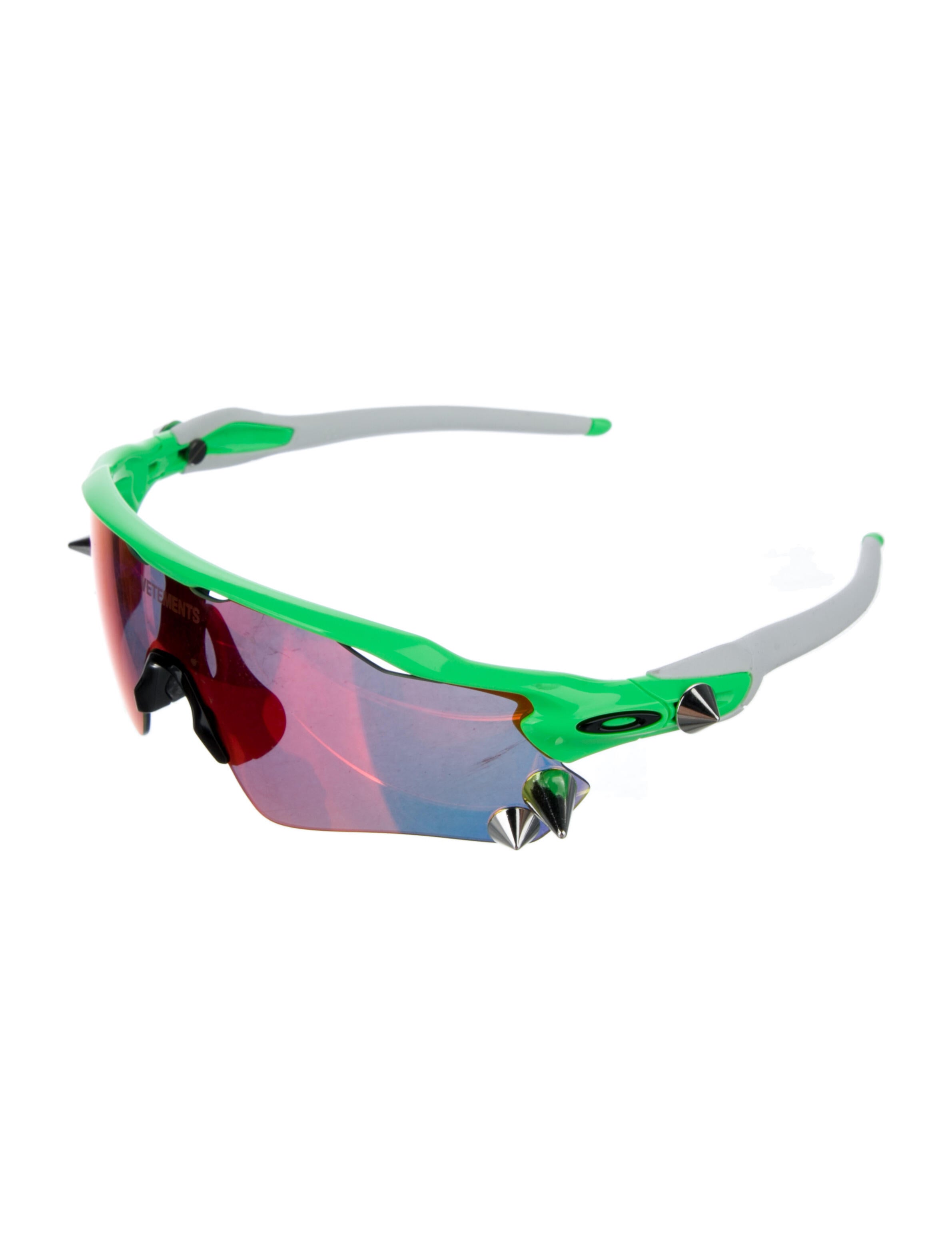 Vetements x Oakley Spike 200 Shield Sunglasses - Green Sunglasses