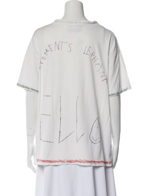 Vetements 2018-2019 Drawing T-Shirt