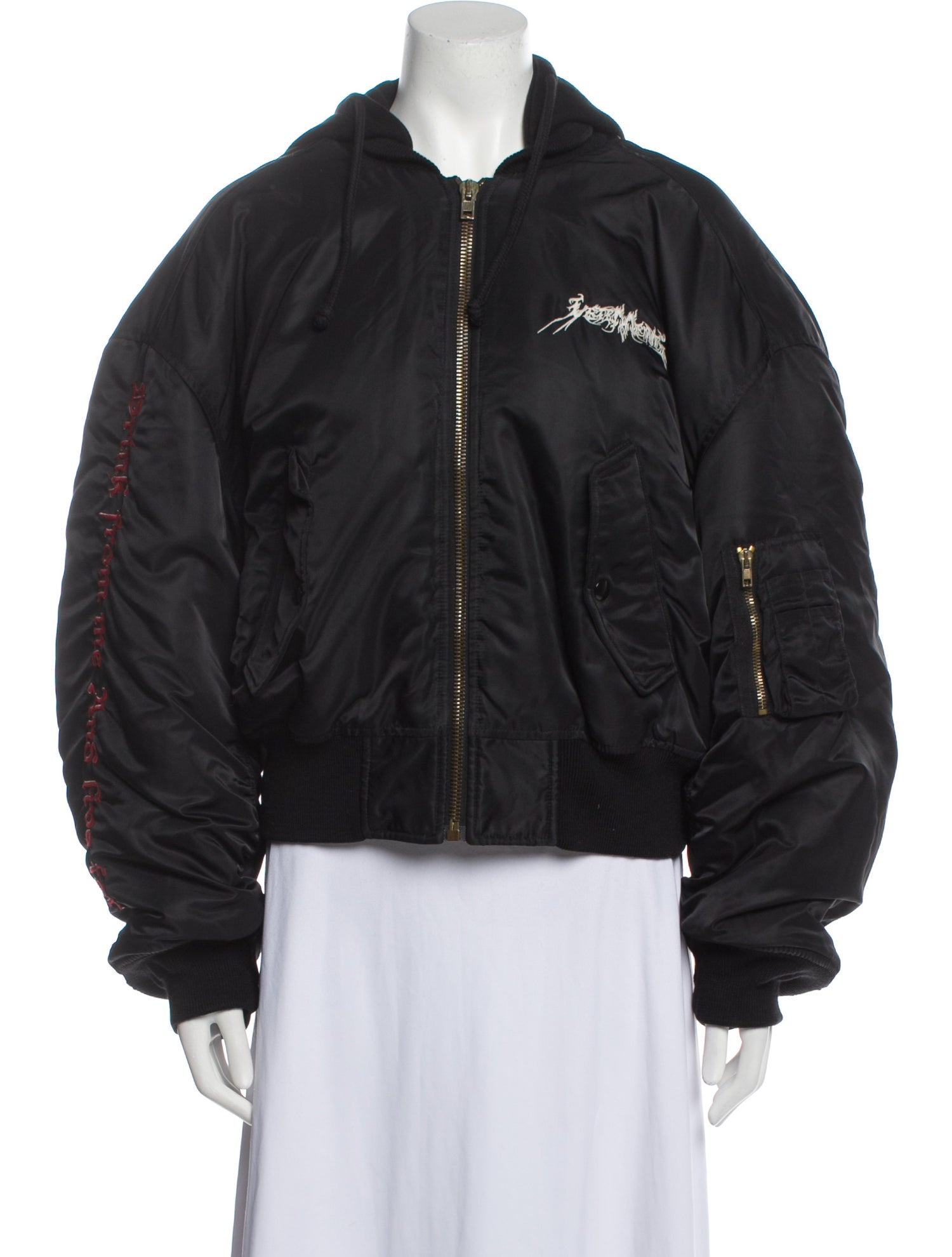Vetements 2017 'Total Fucking Darkness' Bomber Bomber Jacket