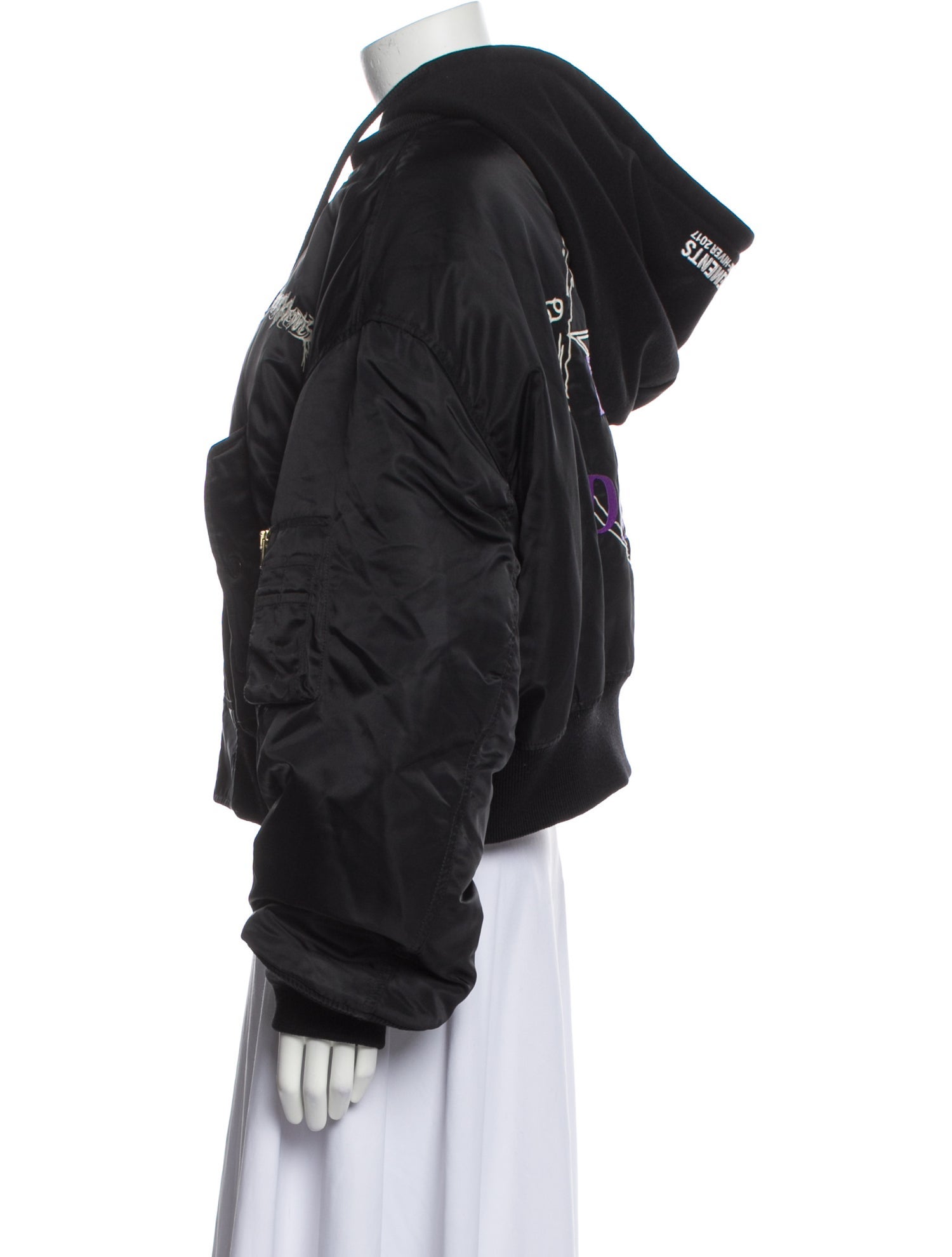 Vetements 2017 'Total Fucking Darkness' Bomber Bomber Jacket