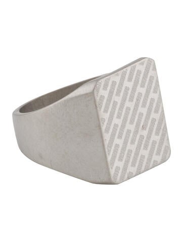 Vetements Signet Ring New Logo 6.5