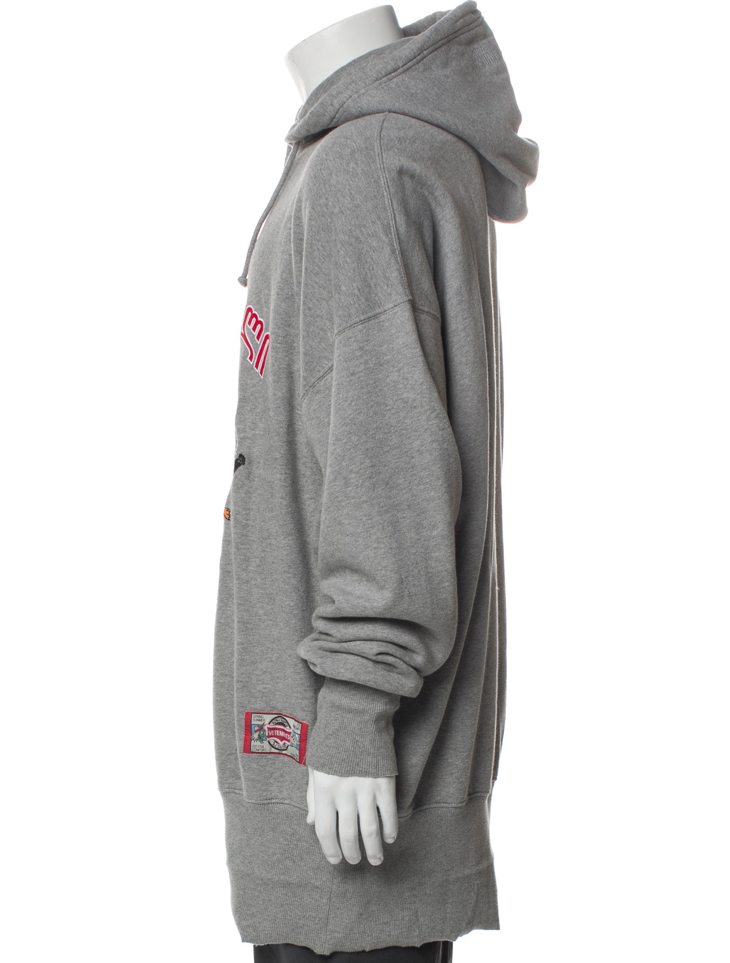 Vetements 2019 Cartoon Hoodie - Grey Sweatshirts & Hoodies