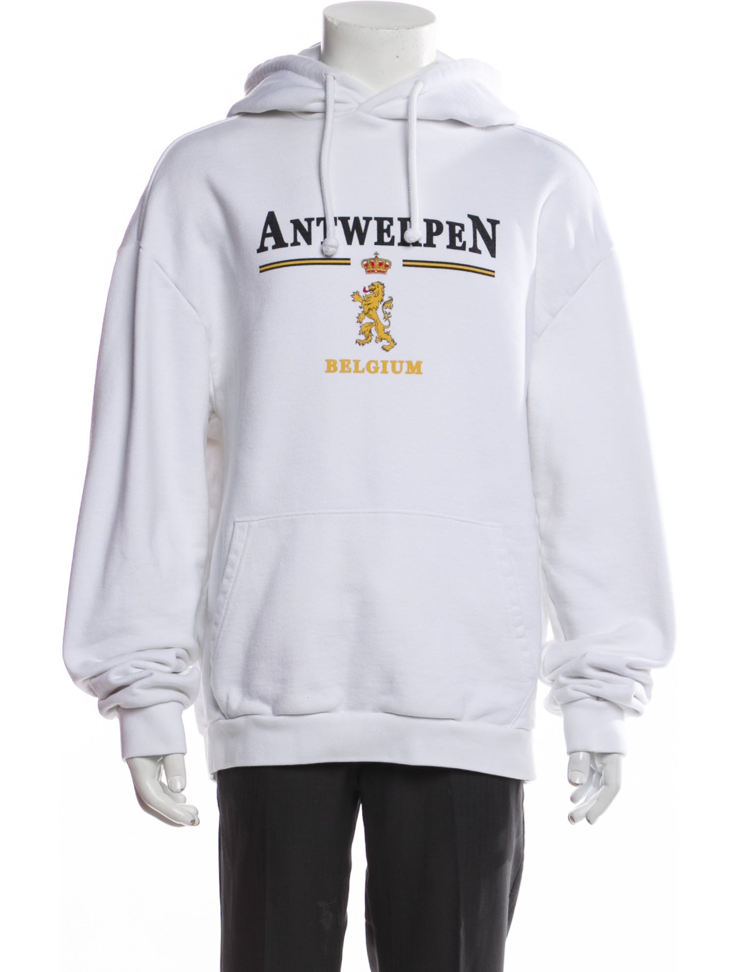 Vetements 2017 Antwerpen Hoodie - White Sweatshirts