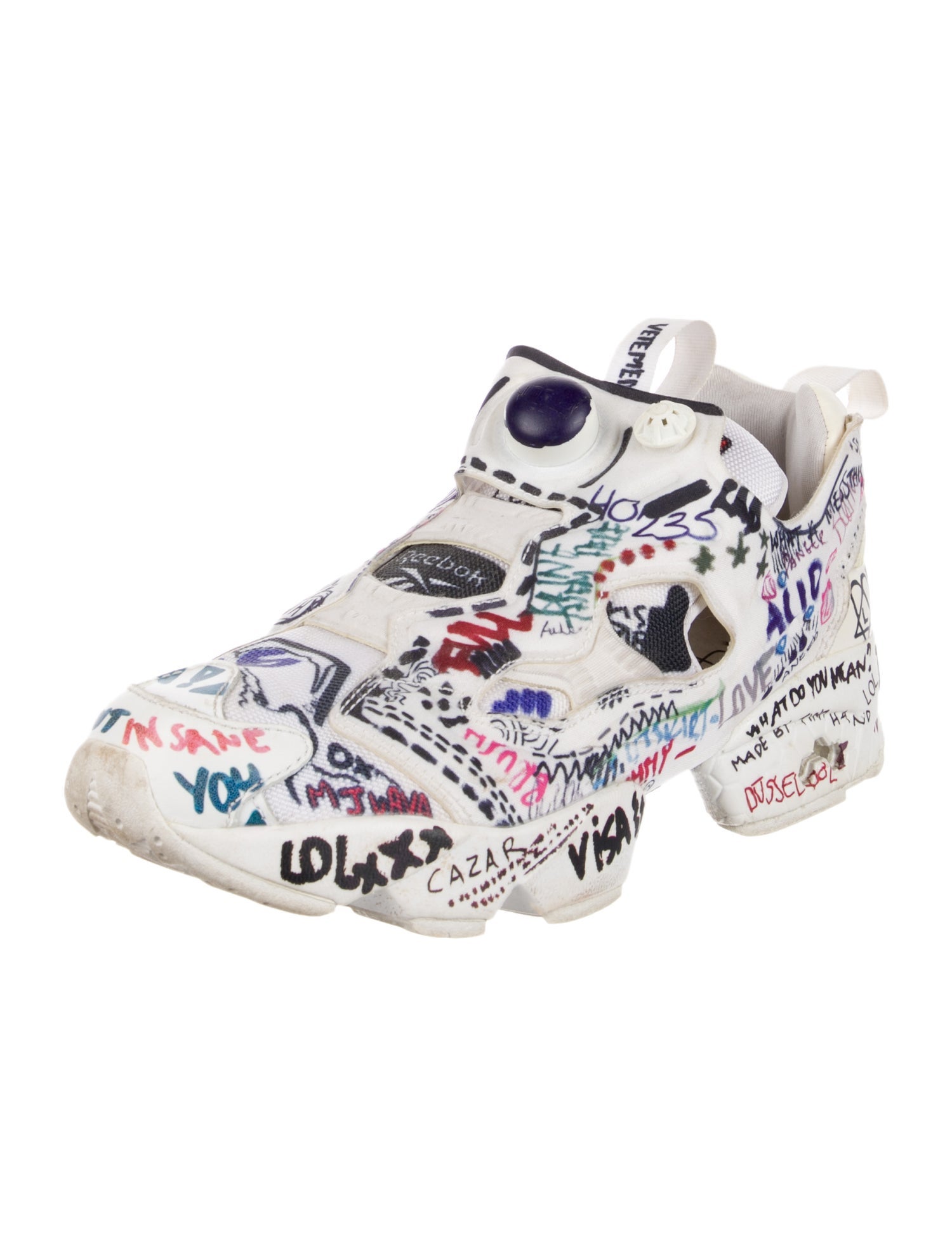 Vetements Neoprene Printed Sneakers