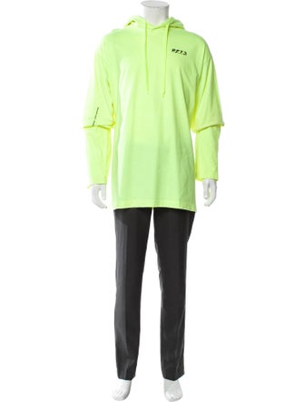 Vetements Pets Graphic Print Hoodie Yellow Sweatshirts Hoodies