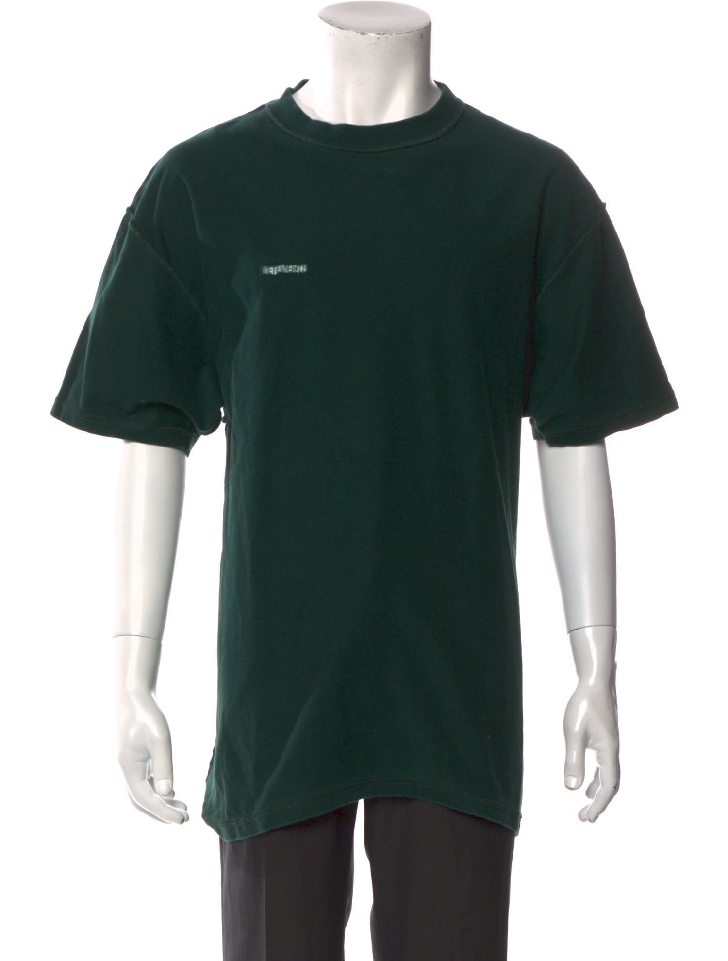 Saint Laurent 2018 Crew Neck T-Shirt - Green T-Shirts