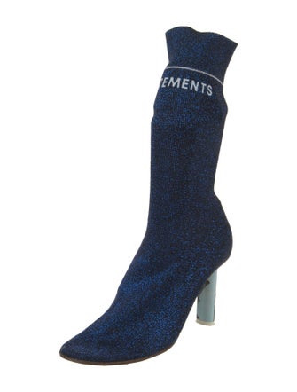 Vetements Printed Sock Boots
