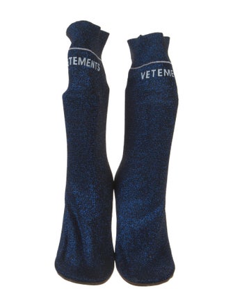 Vetements Printed Sock Boots