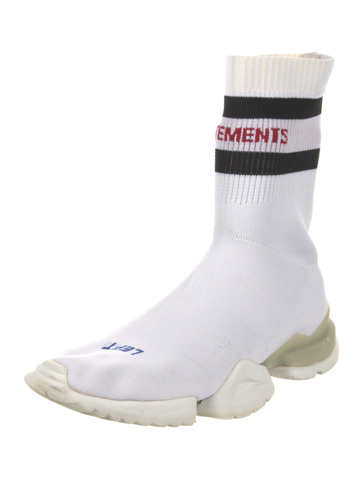 Vetements Signature Logo Printed Sock Sneakers