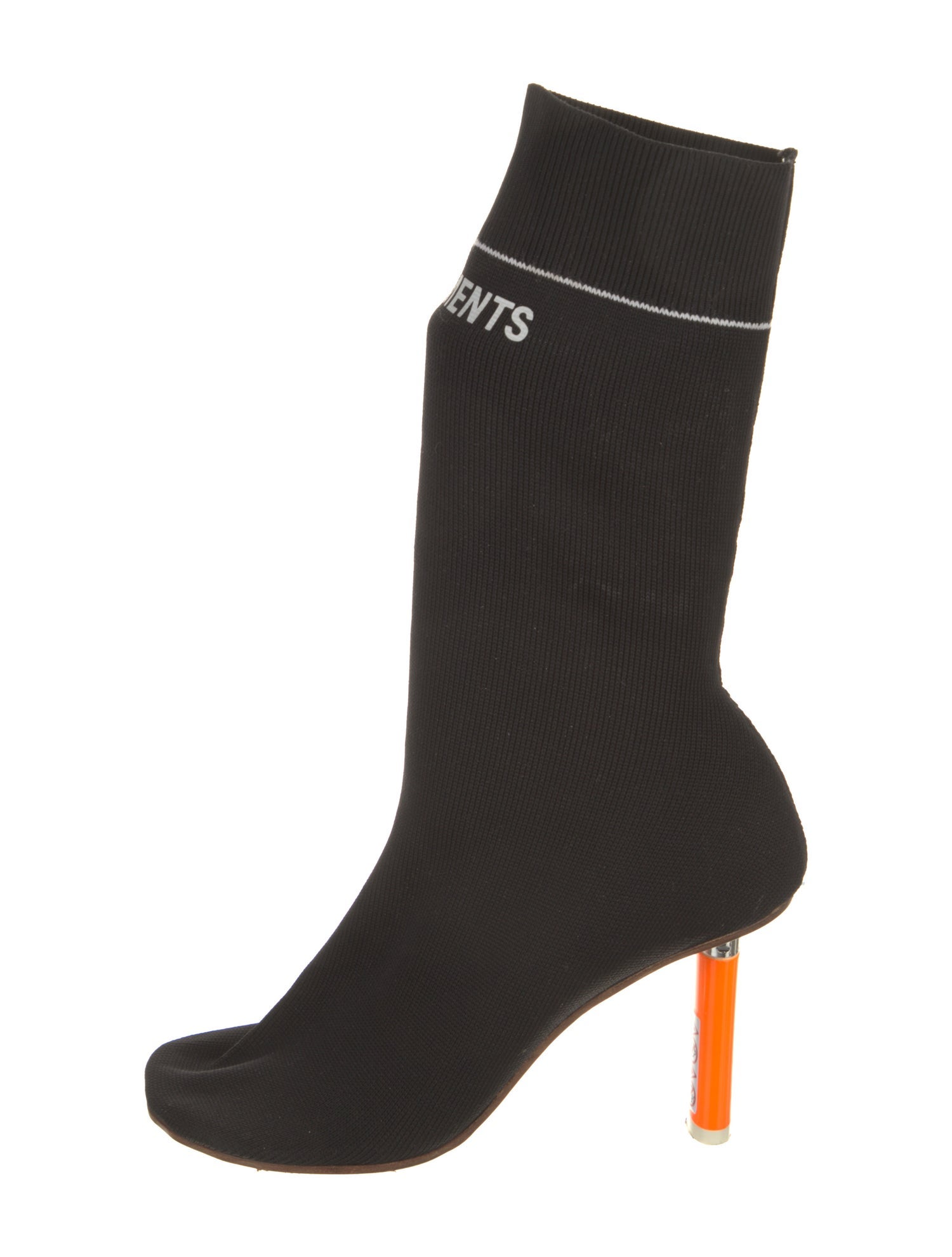 Vetements Graphic Print Sock Boots