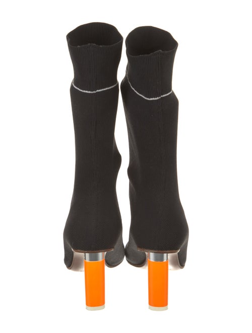 Vetements Graphic Print Sock Boots