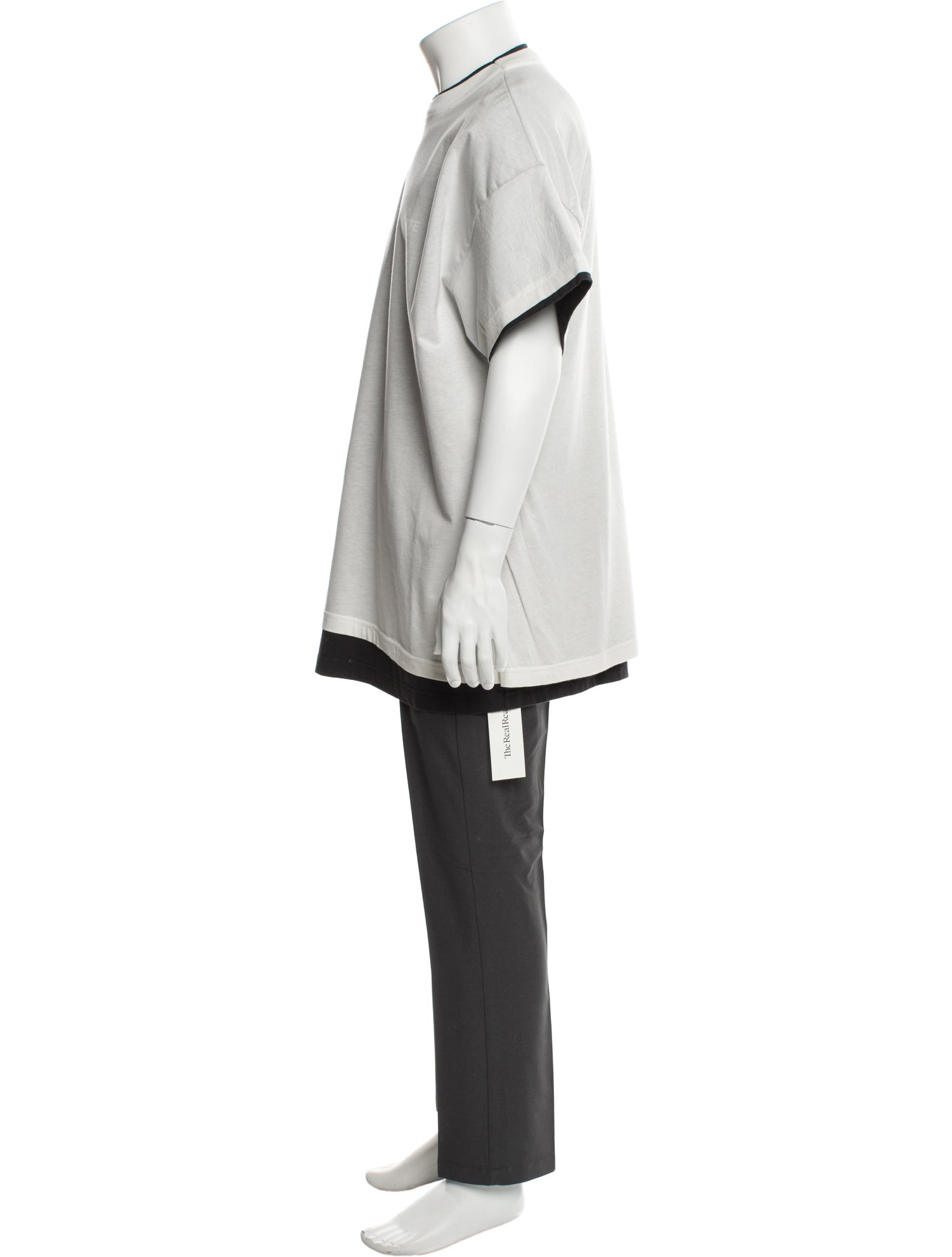 Vetements Mock Neck Short Sleeve T-Shirt