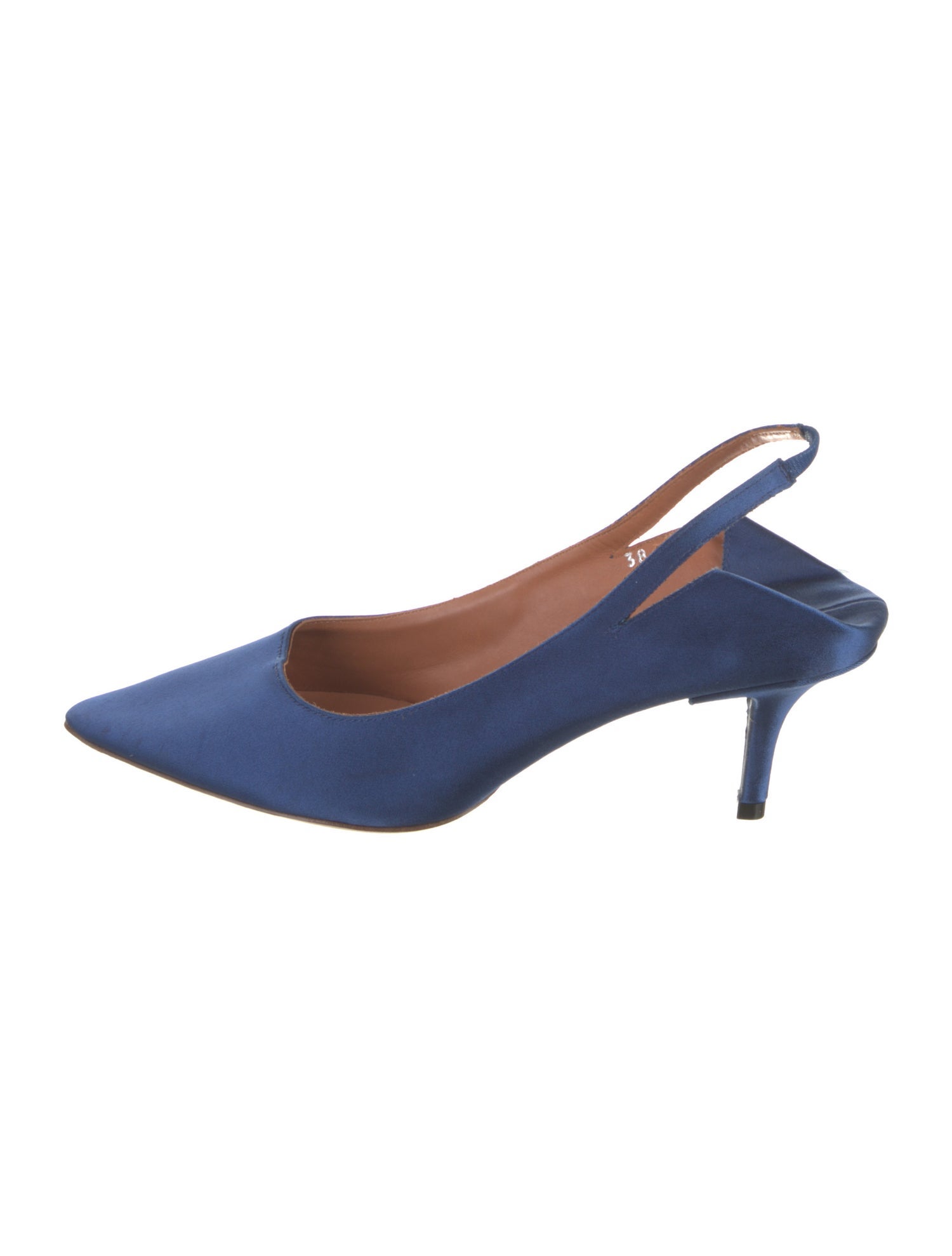 Vetements Satin Slingback Pumps