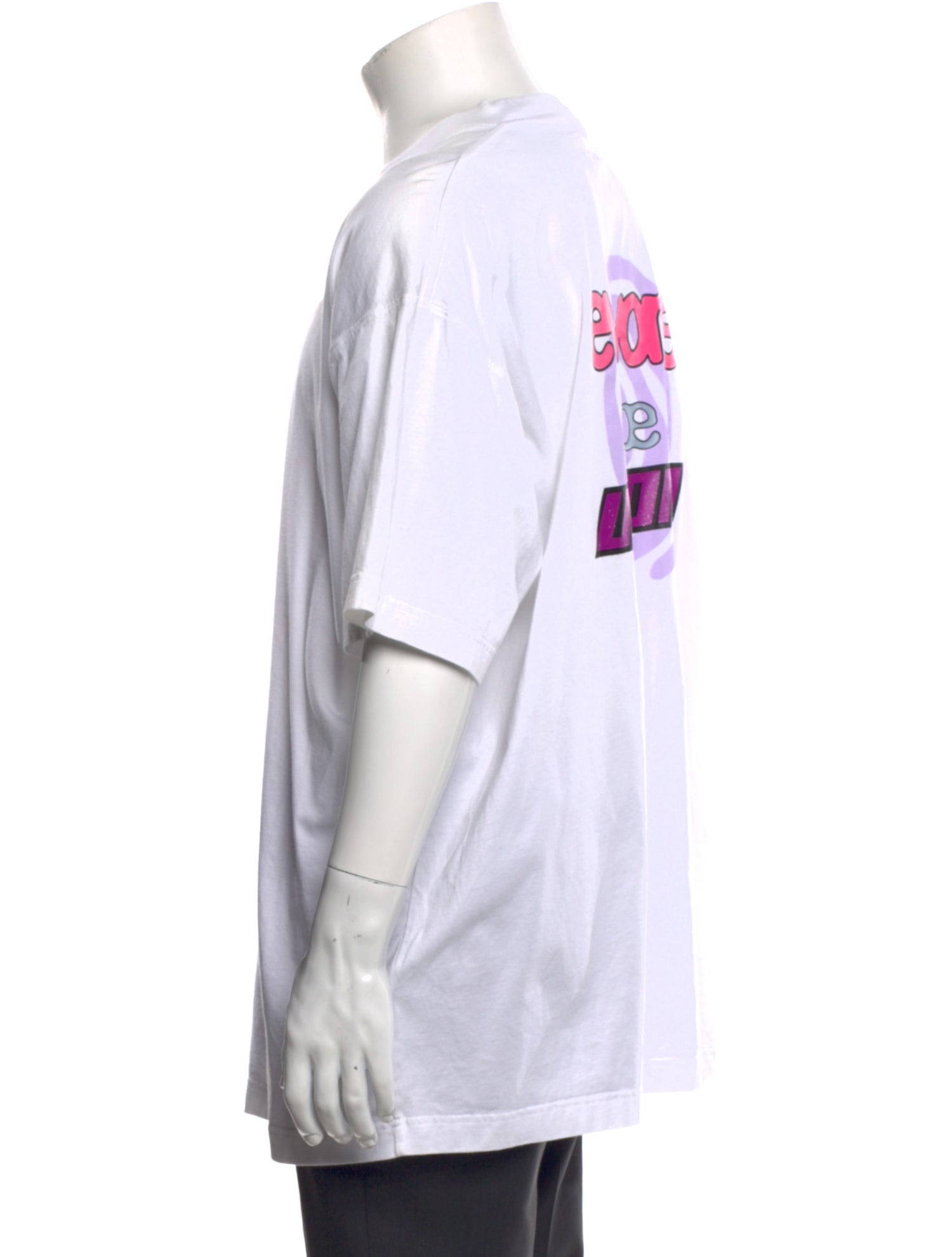 Vetements 2018 Zurich Split Reconstructed T-Shirt - Burgundy