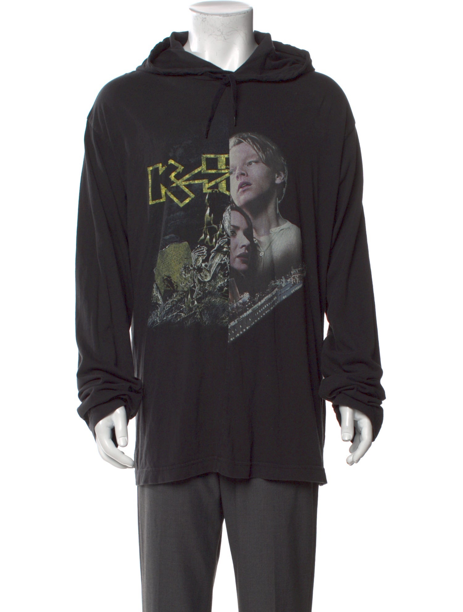 Vetements 2018 Kiss Titanic Hoodie - Black Sweatshirts