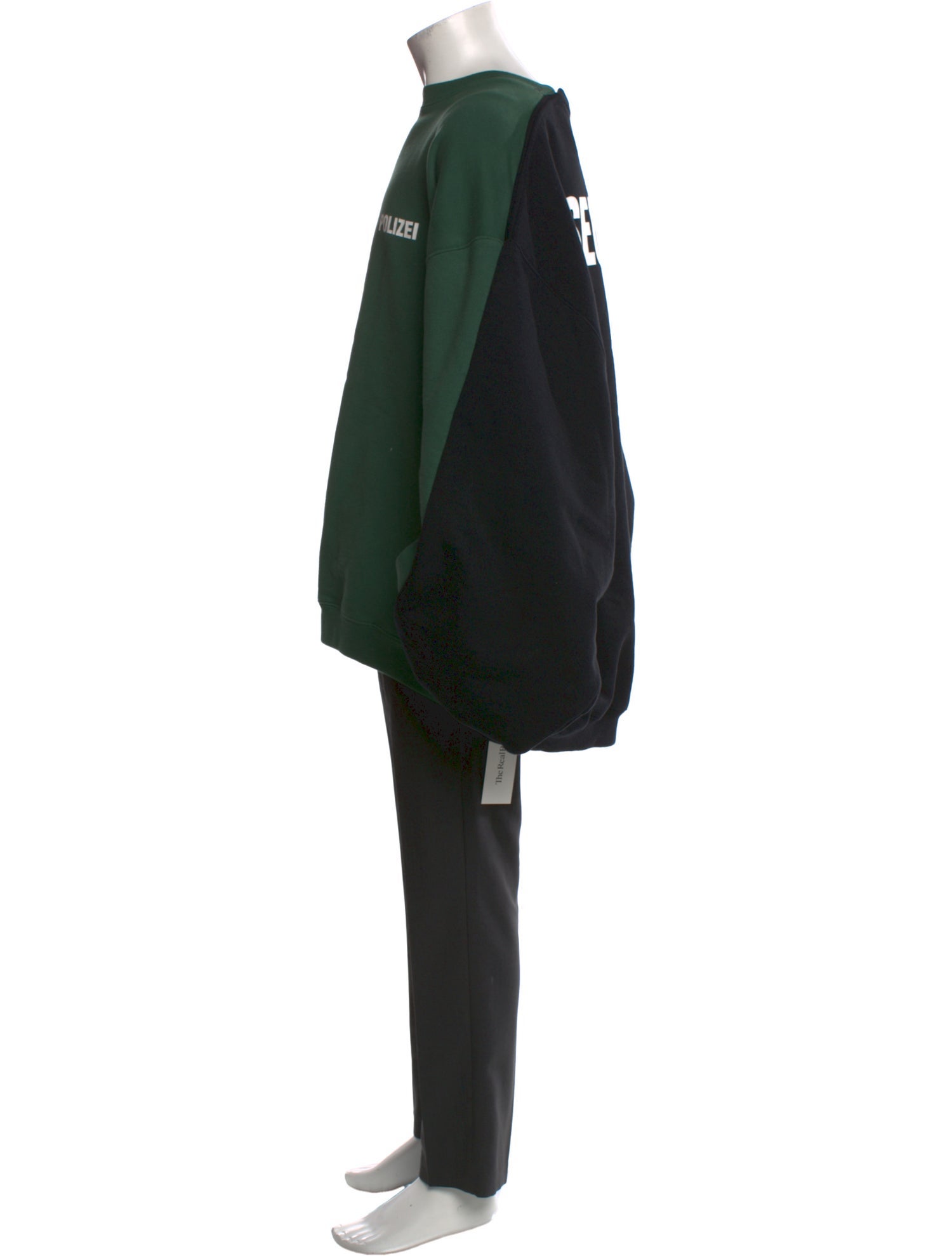 Vetements Polizei Logo Graphic Print Sweatshirt