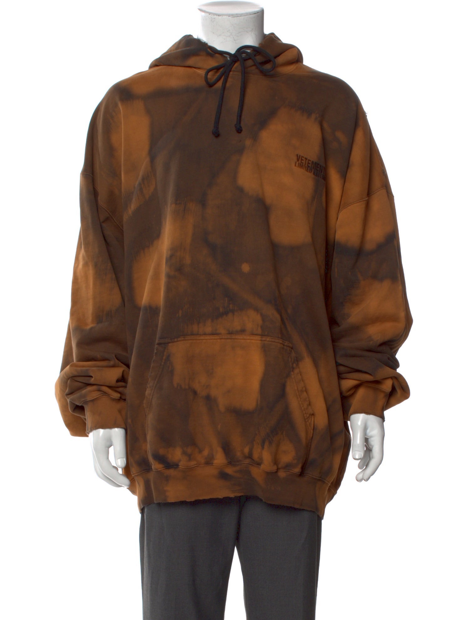 Vetements Signature Logo 'Tie-Dye' Hoodie