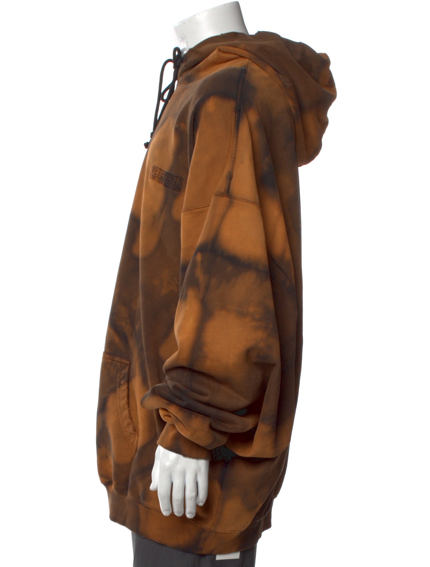 Vetements Signature Logo 'Tie-Dye' Hoodie