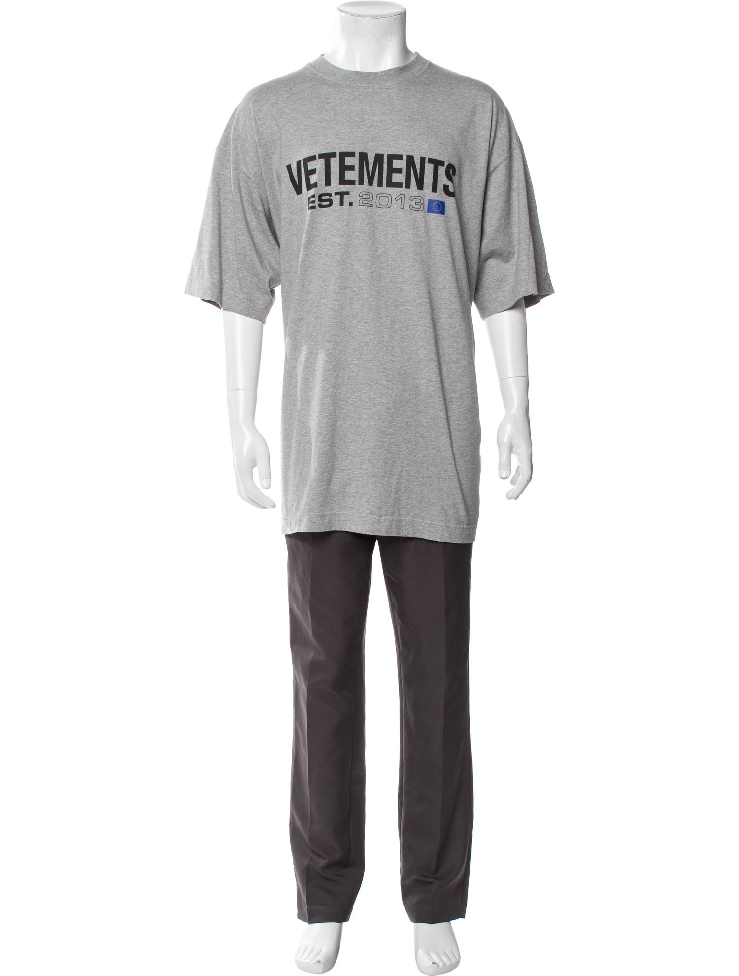Vetements 'Flag Logo' Graphic Print T-Shirt