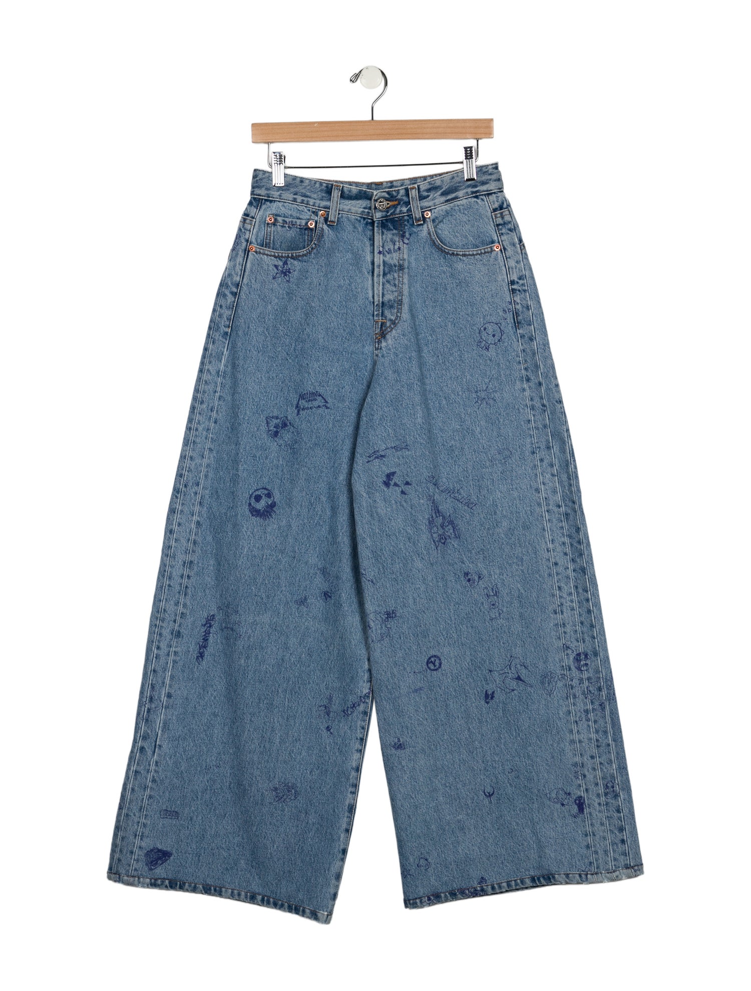 Vetements 2023 Wide Leg Jeans