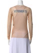 Vetements 2020 Unisex Logo Top