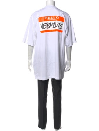 Vetements My Name Is Graphic Print T-Shirt