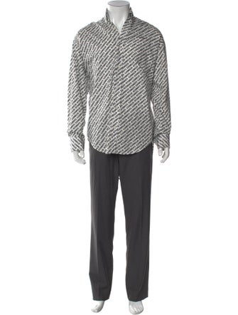 Vetements Printed Long Sleeve Shirt