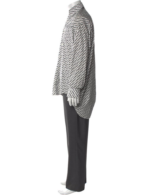 Vetements Printed Long Sleeve Shirt