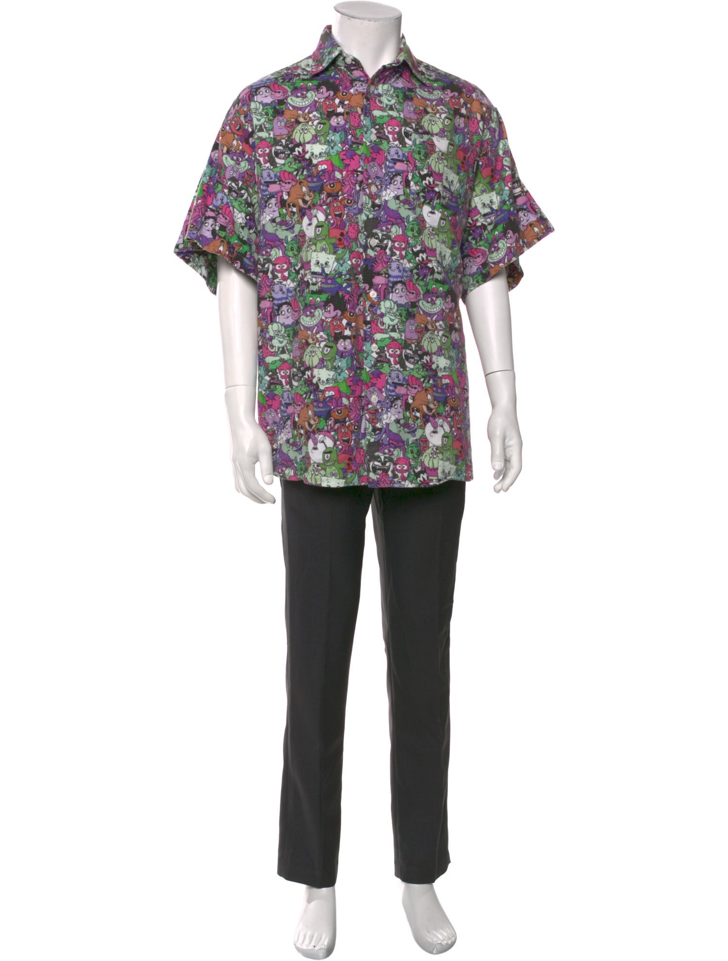 Vetements Cartoon Mania Printed Shirt