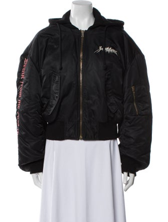 Vetements 2017 Total Fucking Darkness Bomber Jacket