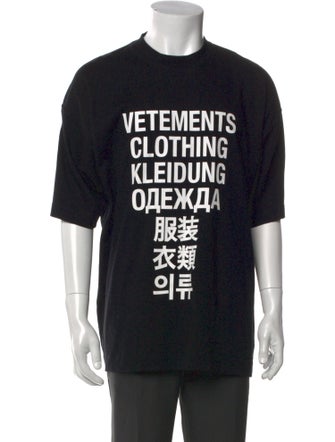 Vetements Signature Logo Graphic Print T-Shirt