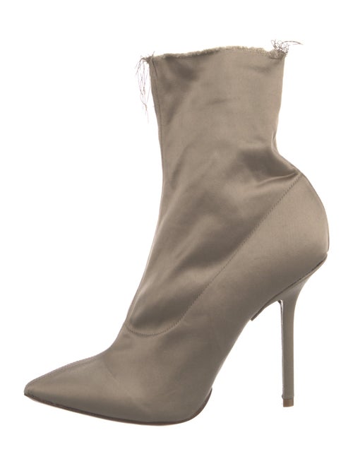 Vetements Satin Distressed Accents Sock Boots