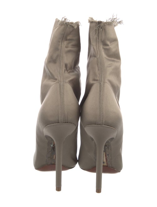 Vetements Satin Distressed Accents Sock Boots