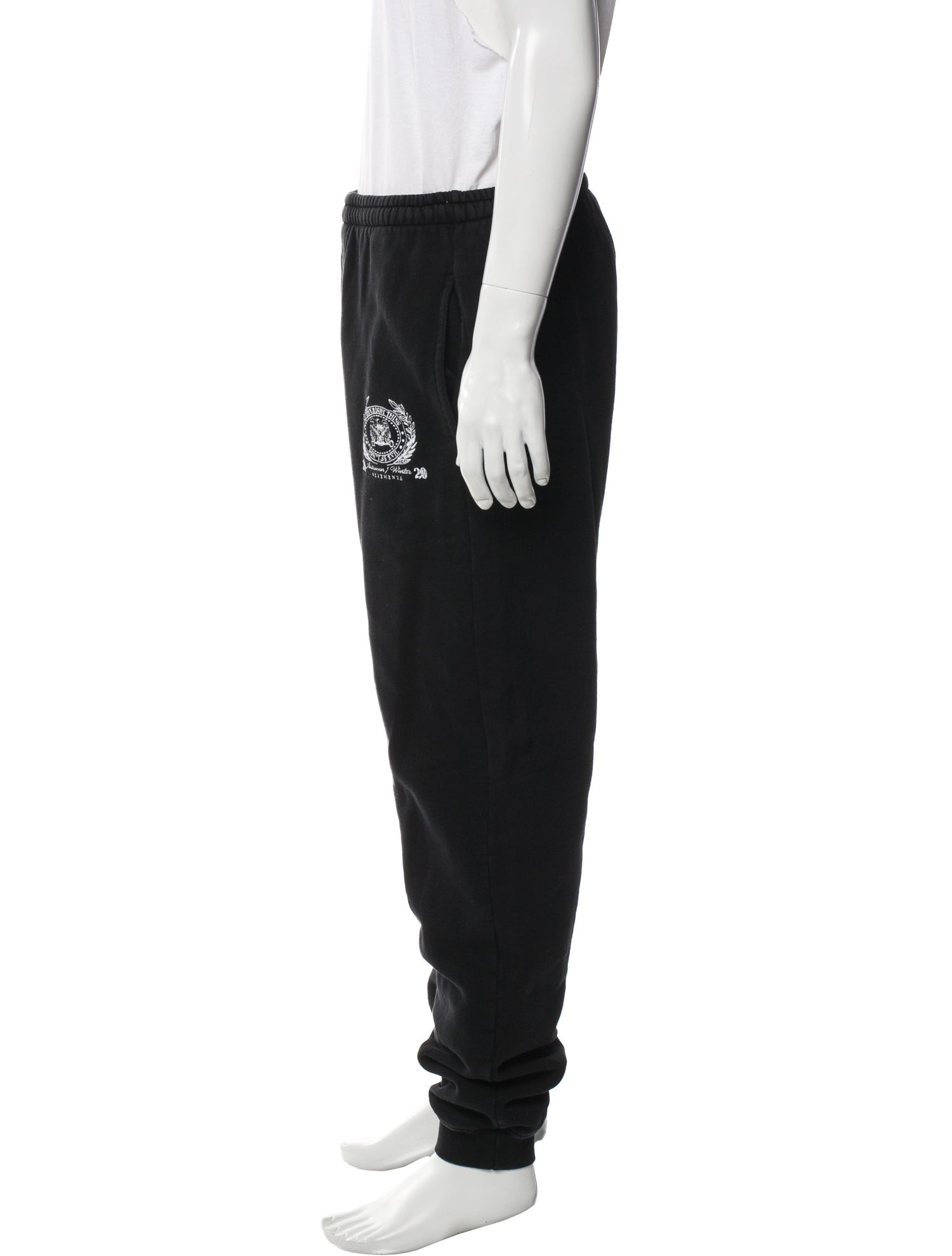 Vetements 2020 Logo Lounge Bottoms