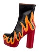 Vetements Flame Leather Boots