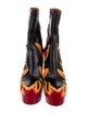 Vetements Flame Leather Boots